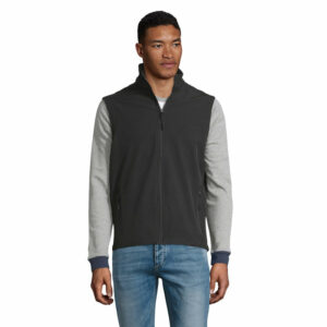 Gilet sans manches softshell pour homme. 2 poches zippées. 96 % polyes Sol&rsquo;s Race Bw Men – vue 3