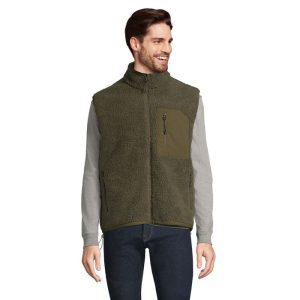 Bodywarmer sherpa unisexe Sol’s Fury Bw – vue 2