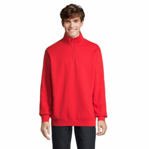 Sweat unisexe col camionneur 80% coton – 20% polyester recyclé manches Sol&rsquo;s Conrad – vue 3