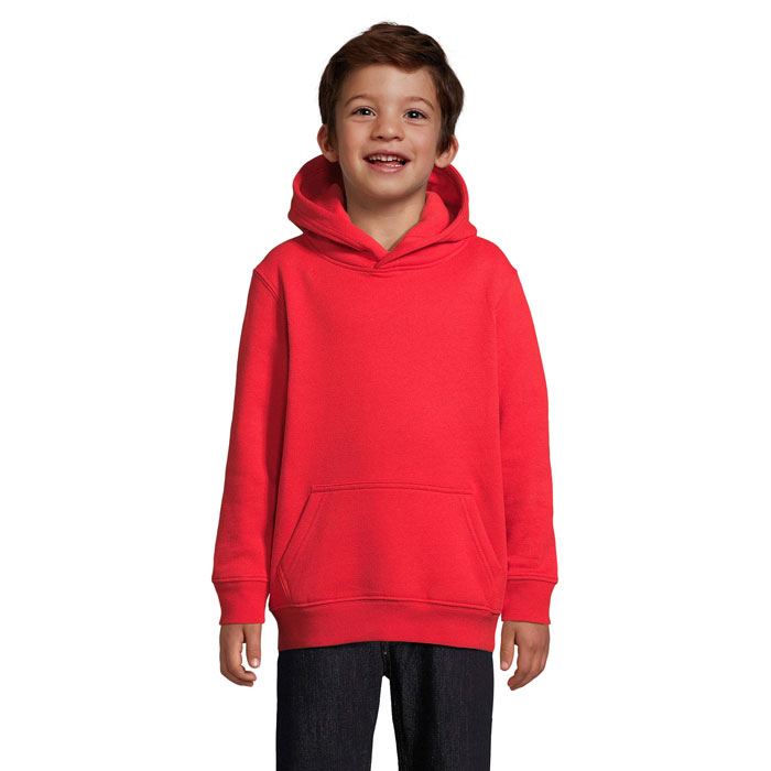 T-shirt enfant à capuche 80% coton – 20% polyester recyclé manches mon Sol’s Condor Kids T-shirt enfant à capuche 80% coton – 20% polyester recyclé manches mon Sol’s Condor Kids – vue 3