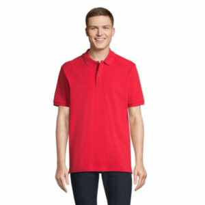 Polo unisexe 100% coton issu de l&rsquo;agriculture biologique col en côte a Sol&rsquo;s Pegase – vue 2