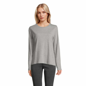 Tee-shirt femme col rond manches longues Sol’s Monarch Women – vue 3