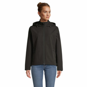 Veste capuche softshell femme Sol&rsquo;s Race Hooded Women