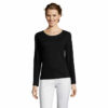 Tee-shirt femme col rond manches longues Sol’s Majestic