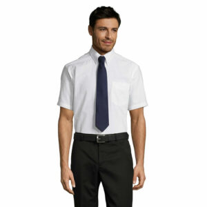 Chemise homme oxford manches courtes Sol&rsquo;s Brisbane