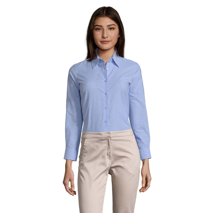 Chemise femme oxford manches longues Sol’s Embassy Chemise femme oxford manches longues Sol’s Embassy – vue 2