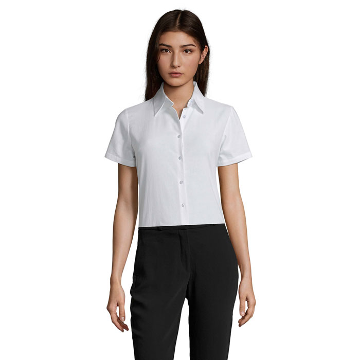 Chemise femme oxford manches courtes Sol’s Elite Chemise femme oxford manches courtes Sol’s Elite