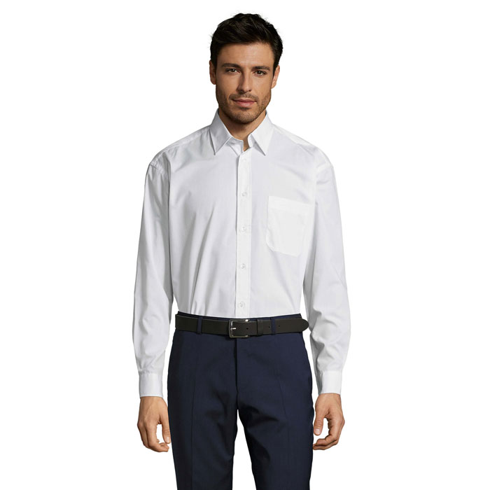 Chemise homme popeline manches longues Sol’s Baltimore Chemise homme popeline manches longues Sol’s Baltimore