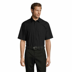 Chemise homme popeline manches courtes Sol&rsquo;s Bristol – vue 2