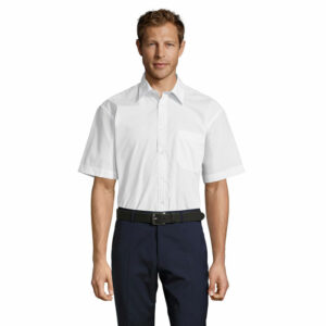 Chemise homme popeline manches courtes Sol&rsquo;s Bristol