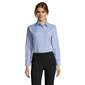 Chemise femme popeline manches longues Sol&rsquo;s Executive – vue 2
