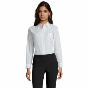 Chemise femme popeline manches longues Sol&rsquo;s Executive