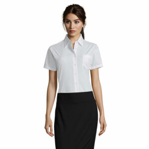 Chemise femme popeline manches courtes Sol&rsquo;s Escape
