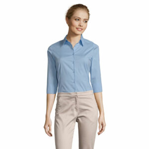 Chemise femme stretch manches 3/4 Sol&rsquo;s Effect – vue 2