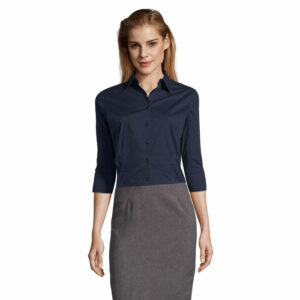 Chemise femme stretch manches 3/4 Sol’s Effect – vue 3