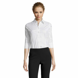 Chemise femme stretch manches 3/4 Sol&rsquo;s Effect