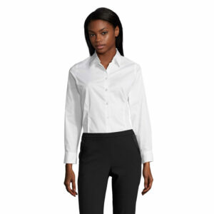Chemise femme stretch manches longues Sol&rsquo;s Eden – vue 2