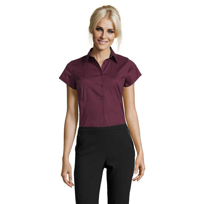 Chemise femme stretch manches courtes Sol’s Excess Chemise femme stretch manches courtes Sol’s Excess – vue 2
