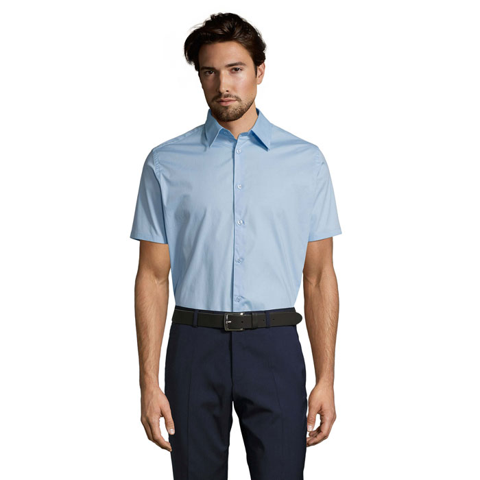 Chemise homme stretch manches courtes Sol’s Broadway Chemise homme stretch manches courtes Sol’s Broadway – vue 3
