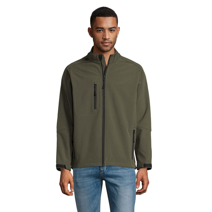Veste homme zippée softshell Sol’s Relax Veste homme zippée softshell Sol’s Relax – vue 2