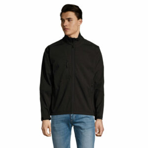 Veste homme zippée softshell Sol’s Relax – vue 3