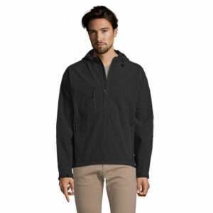 Softshell homme à capuche Sol’s Replay Men