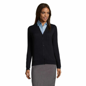 Gilet femme boutonné col v Sol&rsquo;s Golden Women – vue 2