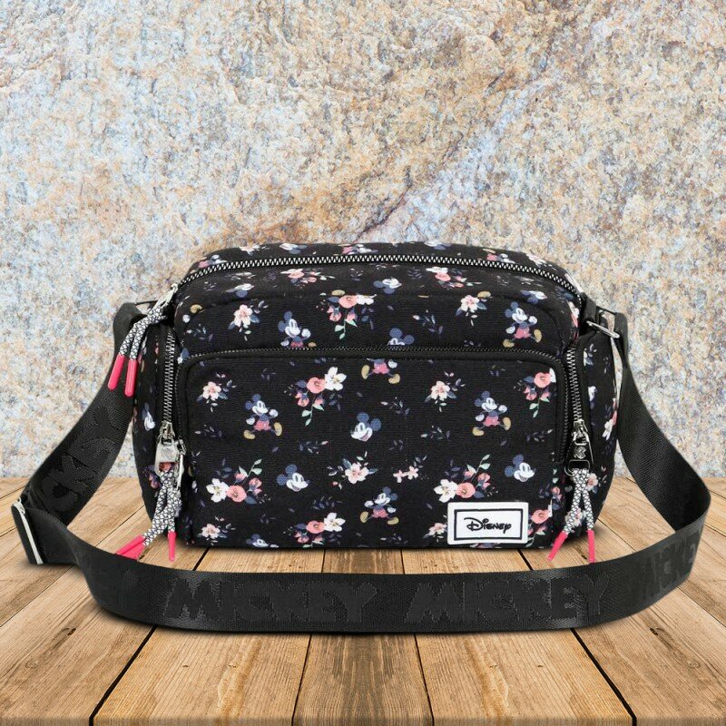 Sac à Bandoulière Mickey Mouse Flower Disney Sac à Bandoulière Mickey Mouse Flower Disney