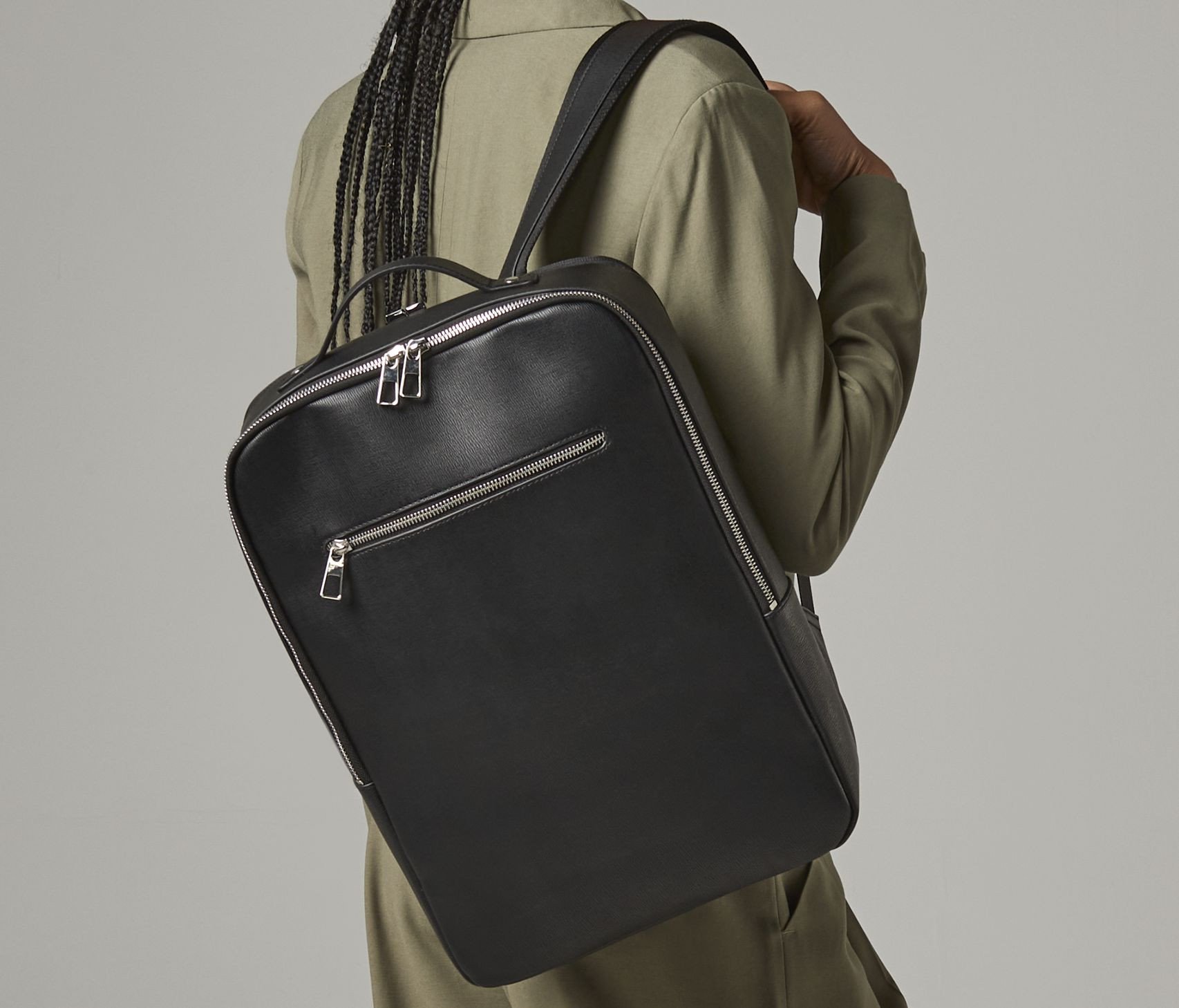 Sac à dos en simili cuir Quadra Tailored Luxe PU Backpack Sac à dos en simili cuir Quadra Tailored Luxe PU Backpack