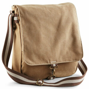 Sac bandoulière à main canvas Quadra Vintage Messenger