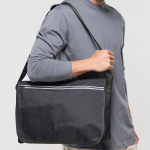Sac bandoulière Grande sacoche Black&match Messenger Bag