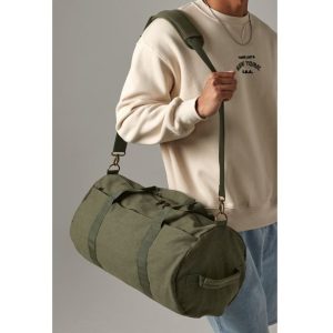 Sac bandoulière polochon en toile Vintage Bag Base Canvas Barrel