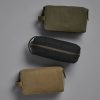 Sac bandoulière pour le linge en toile cirée traditionnel Quadra Heritage Waxed Canvas Wash Bag