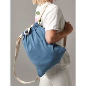 Sac de gym en denim Bag Base Gymsac