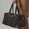 Sac de voyage fourre-tout en toile cirée traditionnel Quadra Heritage Waxed Canvas Holdall