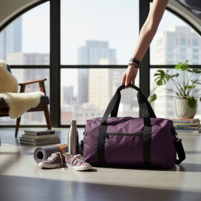 Sac de voyage polyester recyclé 240g ESCAPE Sac de voyage polyester recyclé 240g ESCAPE