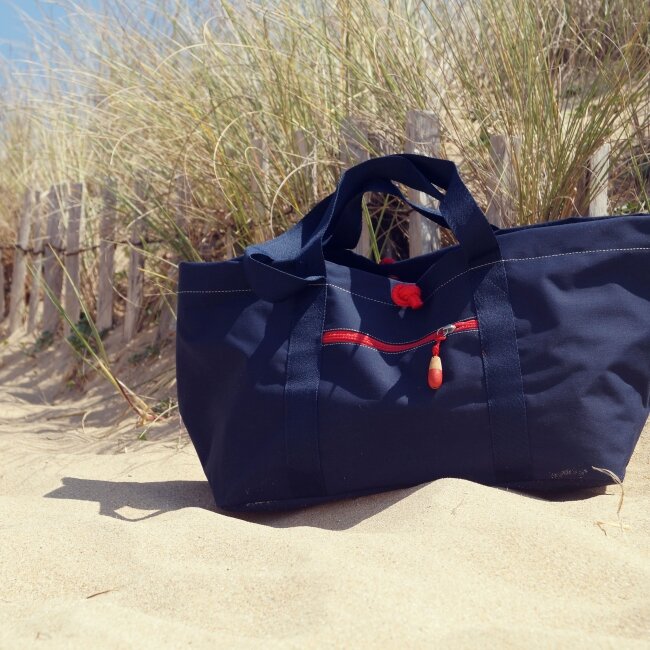 Sac fourre-tout polyester recyclé CITIZEN BLUE Sac fourre-tout polyester recyclé CITIZEN BLUE