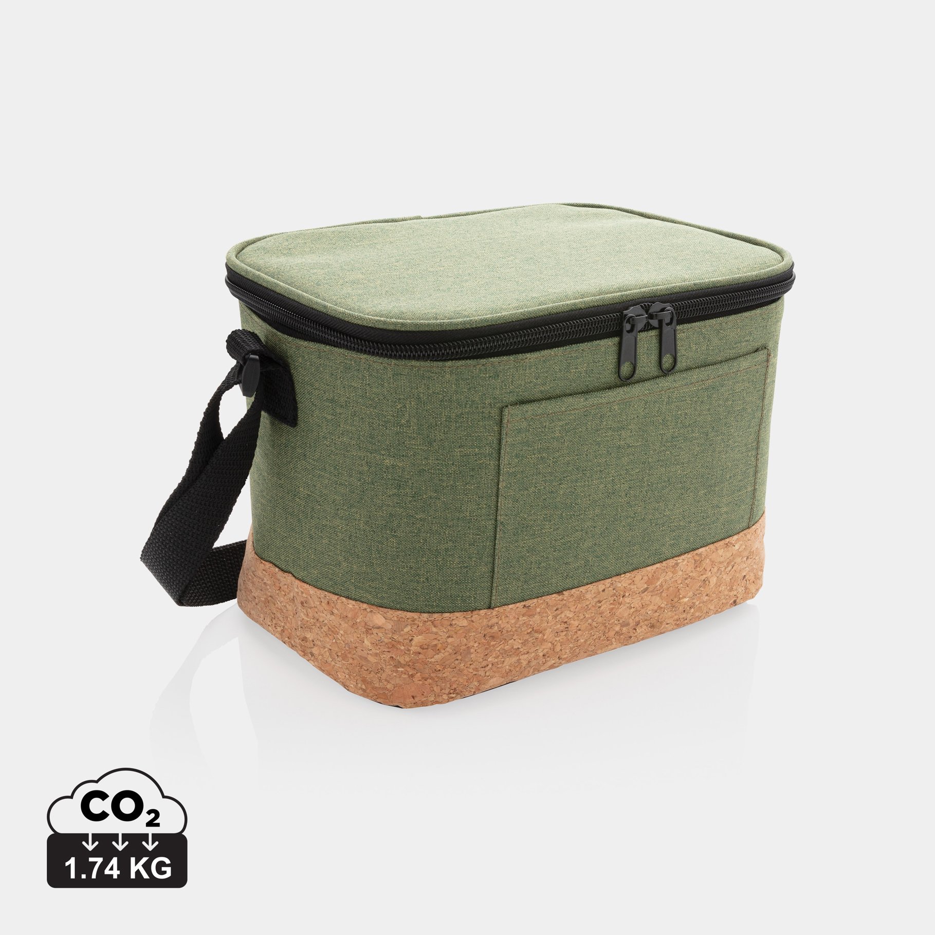 Sac isotherme double ton avec finition liège Sac isotherme double ton avec finition liège