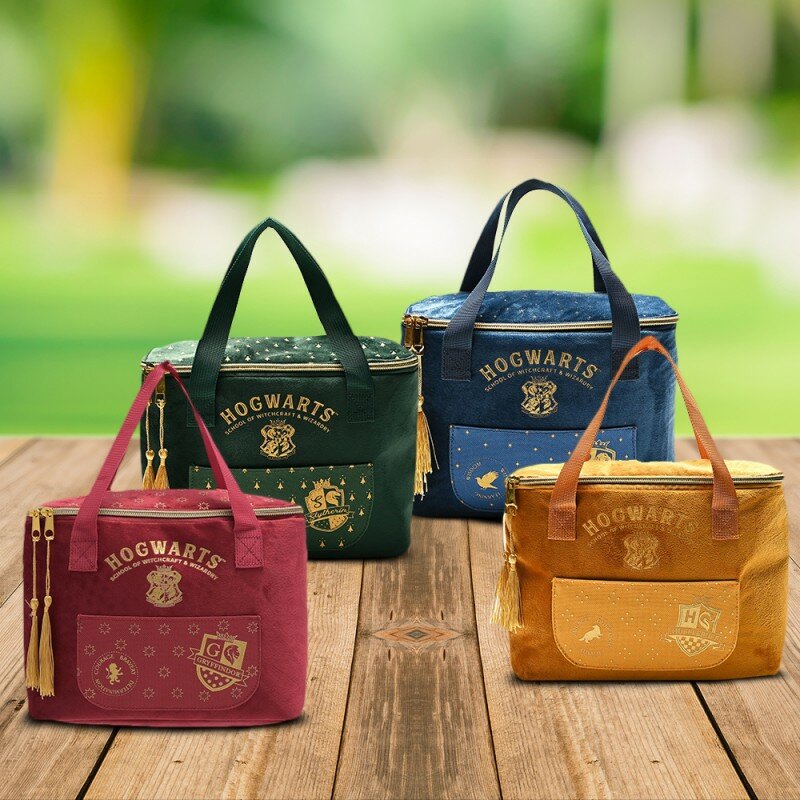 Sac Lunch Bag Velours Harry Potter Maisons Poudlard Sac Lunch Bag Velours Harry Potter Maisons Poudlard