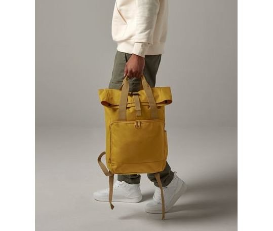 Sac ordinateur à dos fermeture à enroulement Bag Base Recycled Twin Handle Roll-Top Laptop Backpack Sac ordinateur à dos fermeture à enroulement Bag Base Recycled Twin Handle Roll-Top Laptop Backpack