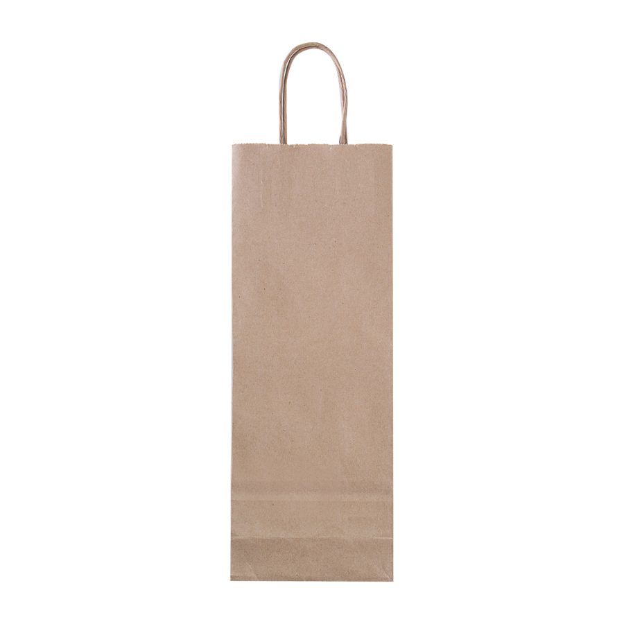 Sac papier kraft 1 bouteille Sac papier kraft 1 bouteille