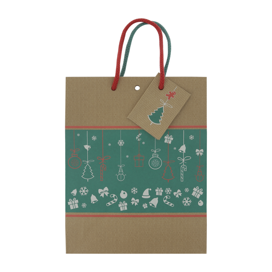 Sac papier noël 2l Sac papier noël 2l