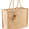 Sac shopping classique en jute Westford Mill W407