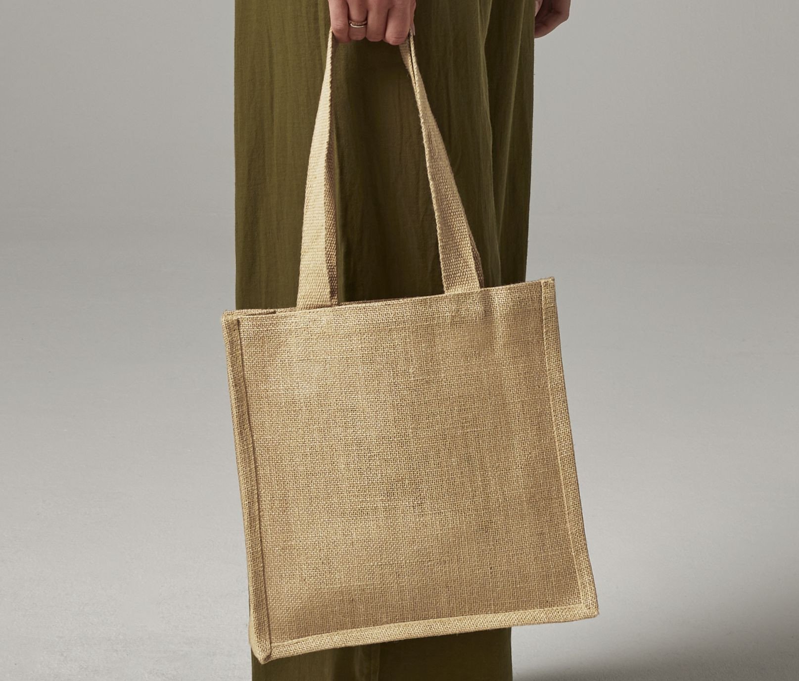Sac shopping compact en toile de jute Westford Mill Tote Sac shopping compact en toile de jute Westford Mill Tote