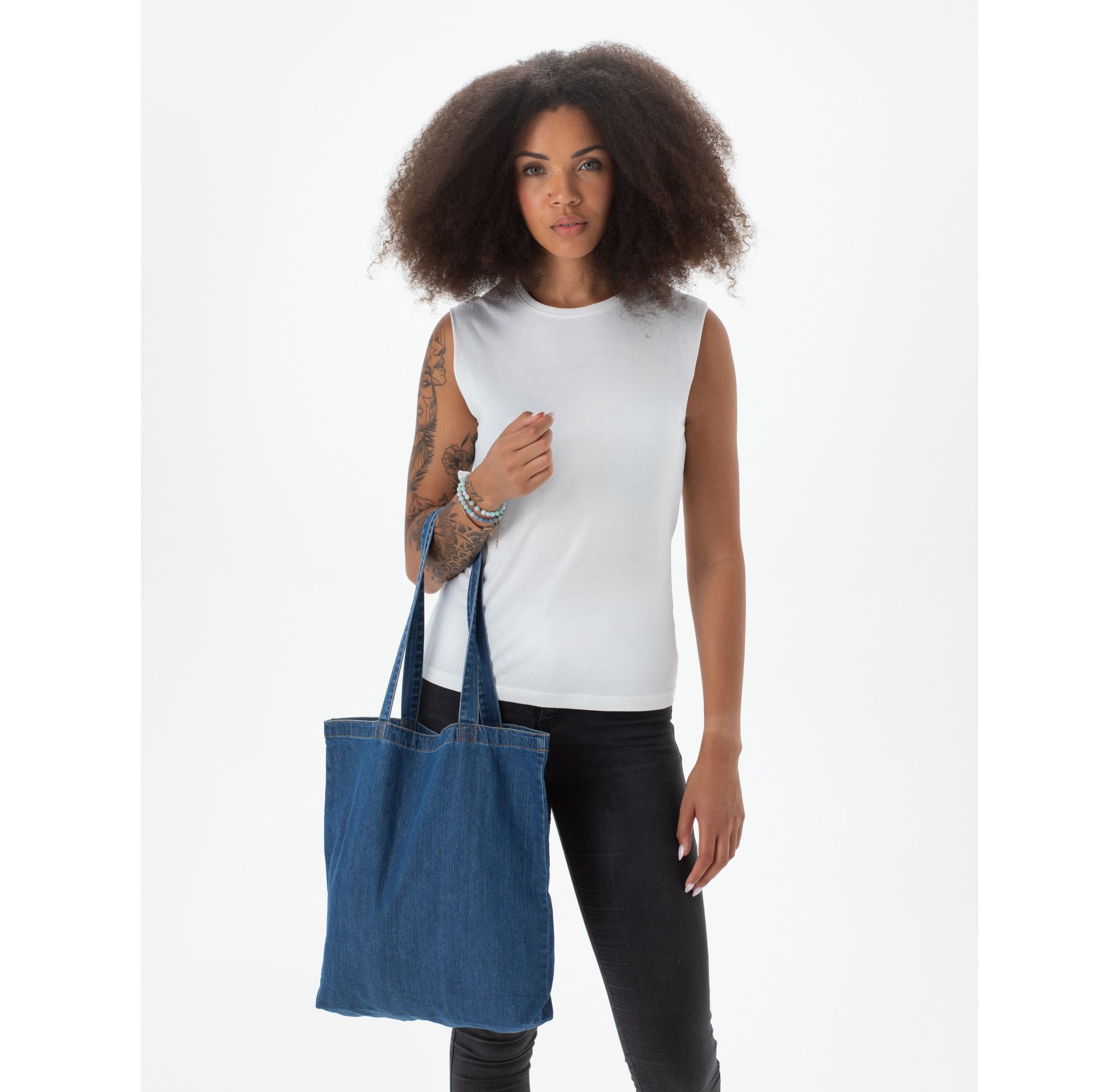 Sac shopping en denim Mantis Tote Bag Sac shopping en denim Mantis Tote Bag