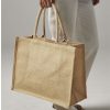 Sac shopping en toile de jute scintillant Westford Mill Shimmer Shopper