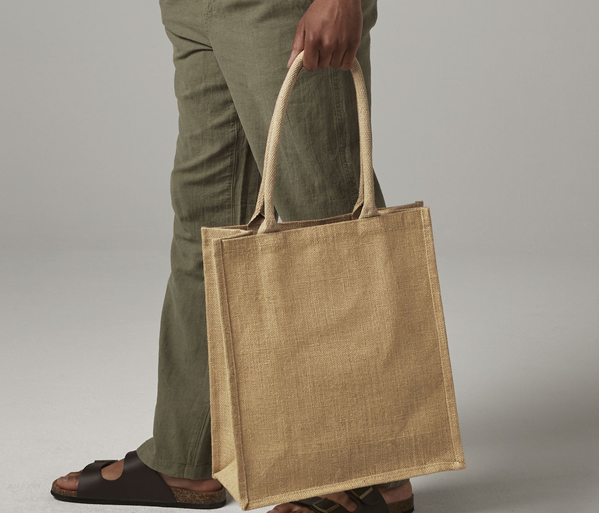 Sac shopping en toile de jute Westford Mill Boutique Shopper Sac shopping en toile de jute Westford Mill Boutique Shopper