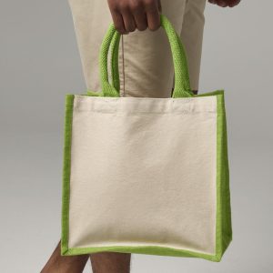 Sac shopping en toile de jute Westford Mill Printer's Midi Bag