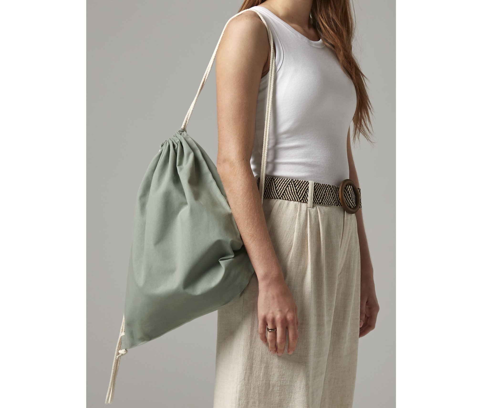 Sac shopping Gymsac en coton organique Westford Mill Organic Cotton Inco Sac shopping Gymsac en coton organique Westford Mill Organic Cotton Inco