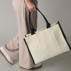 Sac shopping Large tote bag bi-color Quadra Puerto